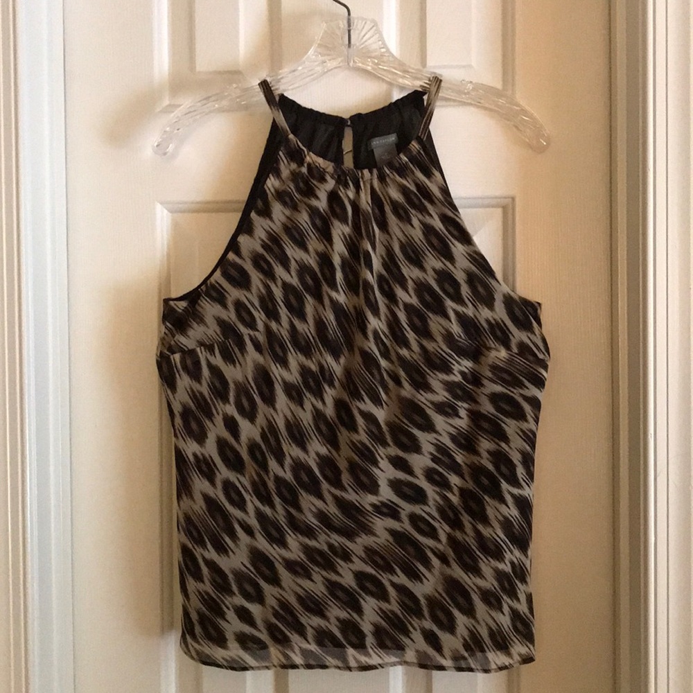 Ann Taylor animal print blouse